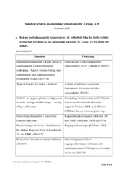 Den økonomiske situation i IC Group