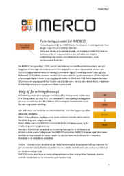 IMERCO | Afsætning
