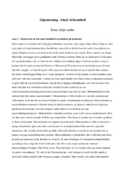 Afgrænsning | lokal virksomhed | Kims chips outlet
