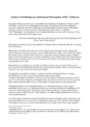 Nattergalen | Analyse, fortolkning & vurdering | Dansk