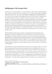 Det Forsømte Forår