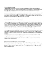 What is Renewable Energy