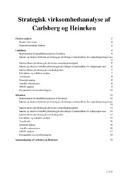 Strategisk analyse af Carlsberg & Heineken