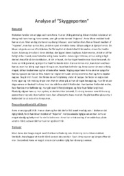 Analyse af Skyggeporten