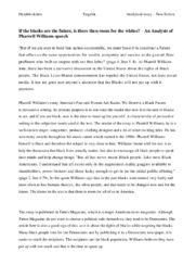 Analysis of Pharrell Williams Speech | Analytical Essay