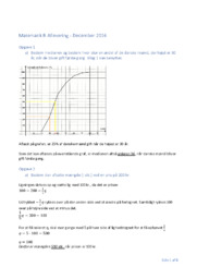 Matematik opgave | december 2016