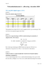 Virksomhedsøkonomi A maj 2015 (Digital) aflevering