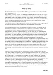 Pretty Pictures | Analyse og fortolkning | Klaus Rifbjerg