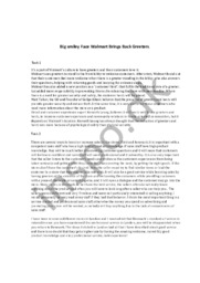 Big smiley Face Walmart Brings Back Greeters