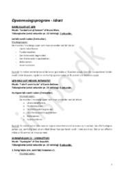 Opvarmningsprogram for idræt C