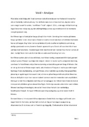 Void Analyse | Kortfilm