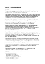 Virksomhedsanalyse Mascot as