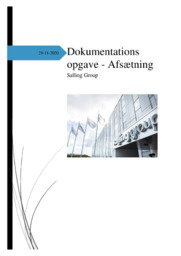 Dokumentations opgave Saling Group