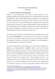 Fritz Hansen internationalisering