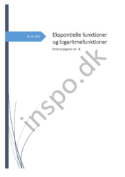 Ekspontielle funktioner og logaritmefunktioner