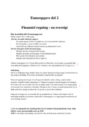 Finansiel regning | en oversigt