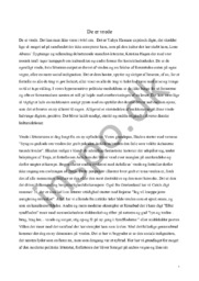 De er vrede | Essay | Dansk