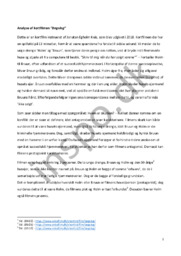 Analyse af kortfilmen ”Bagslag”