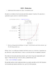 GEO | Ebolavirus | Biologi opgave