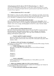 Bioteknologi A | Bind 1 side 89 til 93 svar