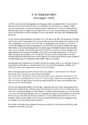 3. En fattig barndom | Dansk opgave