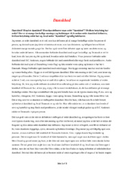 Danskhed | Essay