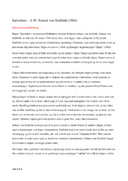 Indvielsen | A.W. Schack von Staffeldt