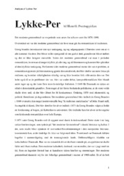 Analyse af Lykke-Per