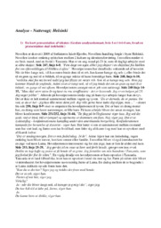 Analyse | Nattevagt | Helsinki