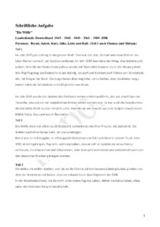 Die Wölfe – Landeskunde | Schriftliche Aufgabe