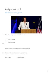 Kamala Harris Victory Speech