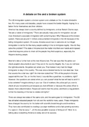 A debate on fire and a broken system