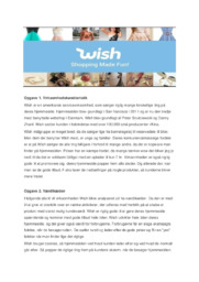 Virksomhedsanalyse af Wish