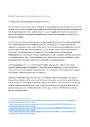 Notat | Danmark i den globaliserede verden