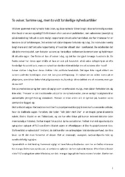 Plejehjemssagen 2020 | Komparativ Analyse