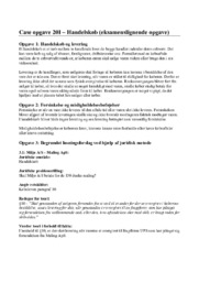 Case opgave 20I | Handelskøb