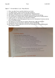 Opgave 7 – Præp-objekter | Oversæt fra dansk til tysk