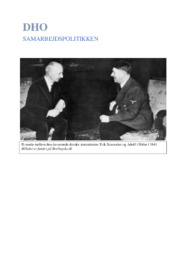 Samarbejdspolitik under besættelsen | DHO