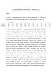 De samfundsøkonomiske mål | Analyse af USA