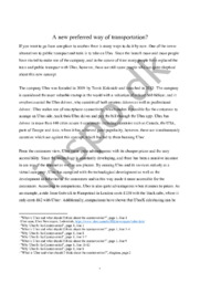 A new preferred way of transportation? | Debating Essay