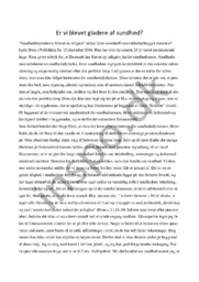 Er vi blevet gladere af sundhed? | Dansk