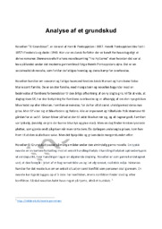 Analyse af “Et Grundskud” | Henrik Pontoppidan
