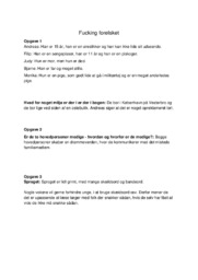 Fucking forelsket | Analyse