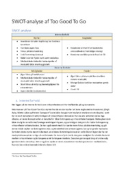 SWOT analyse af Too Good To Go