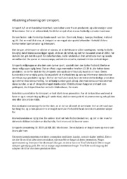 Afsætning aflevering om Unisport