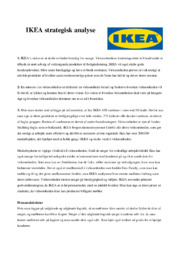 IKEA strategisk analyse
