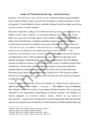 Analyse af ”Facebook har fat i mig – helt ind i kernen”