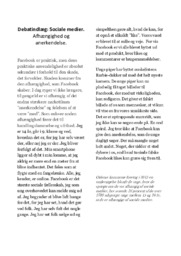 Debatindlæg | Sociale medier