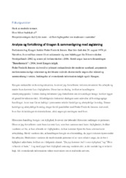 Knagen | Analyse | Peder Frederik Jensen