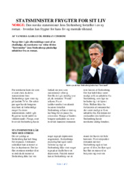 Norsk Statsminister Frygter For Sit Liv | Analyse